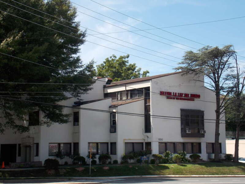 Light of the World Church (Iglesia la Luz del Mundo) along Georgia Avenue in Silver Spring, Maryland.