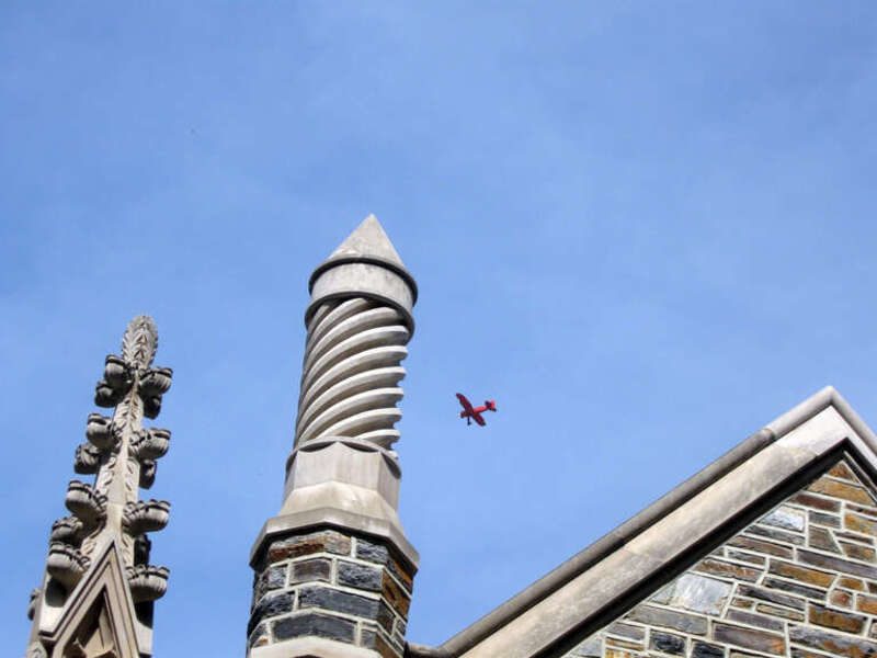 Little plane over Duke