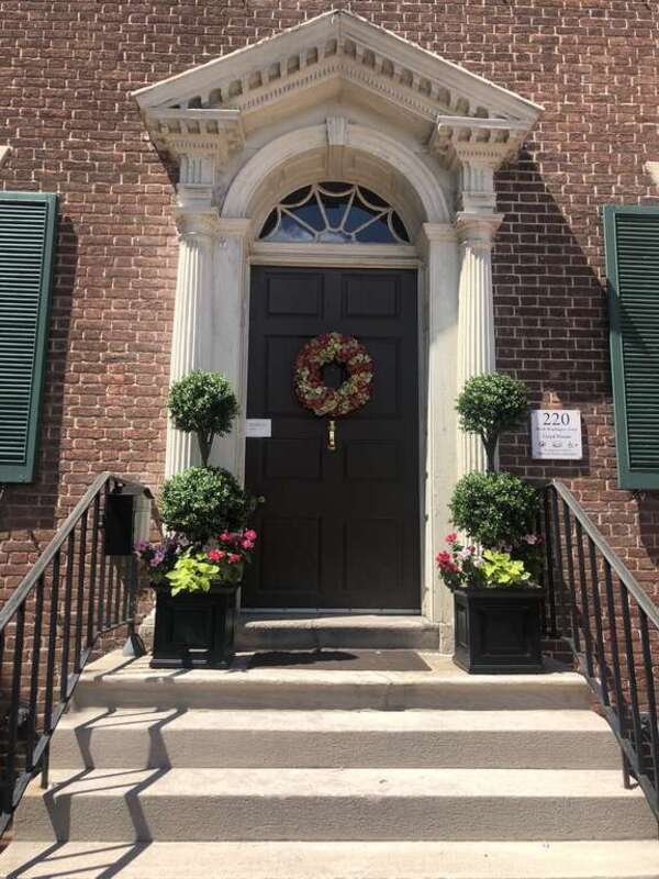 Located at 220 N. Washington Street in Old Town Alexandria, Lloyd House is used as admin offices for Office of Historic Alexandria.