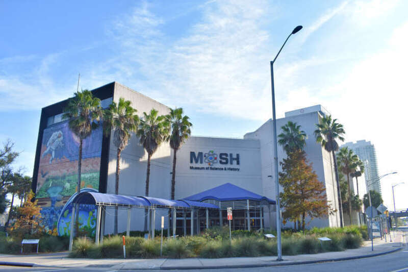 The Museum of Science and History building (1969) in Jacksonville, Florida. The museum clocked over 8187 volunteer hours and received over 229,000 visitors in 2017.