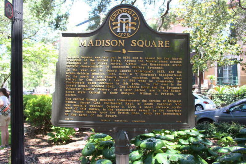 Madison Square, Savannah, Chatham County, Georgia