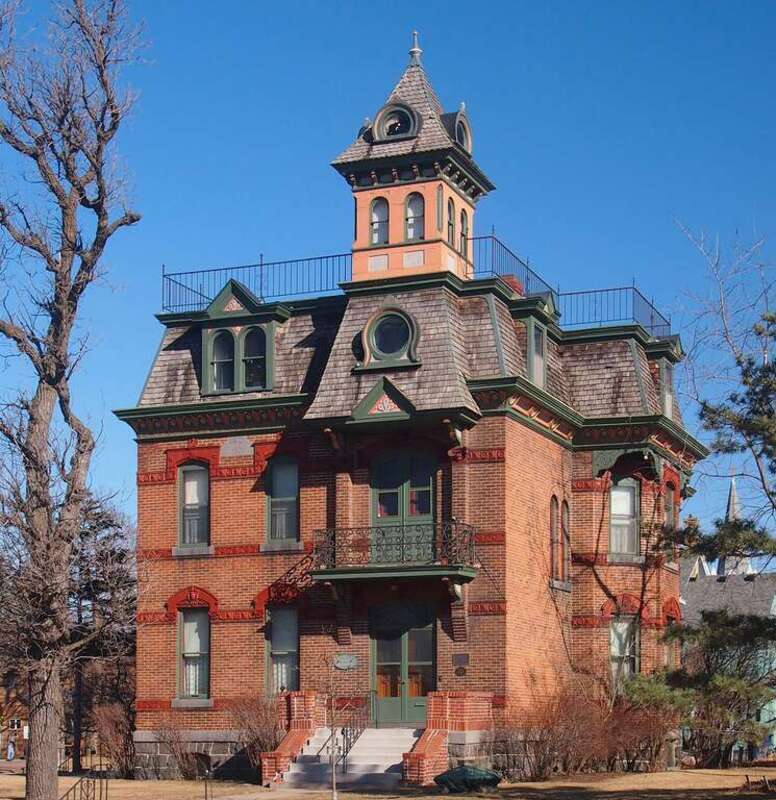 Michael Majerus House (now Victorian Oaks Bed &amp;amp; Breakfast), 404 9th Ave S, St. Cloud, Minnesota, USA.  Viewed from the west-southwest.  


This is an image of a place or building that is listed on the National Register of Historic Places in the