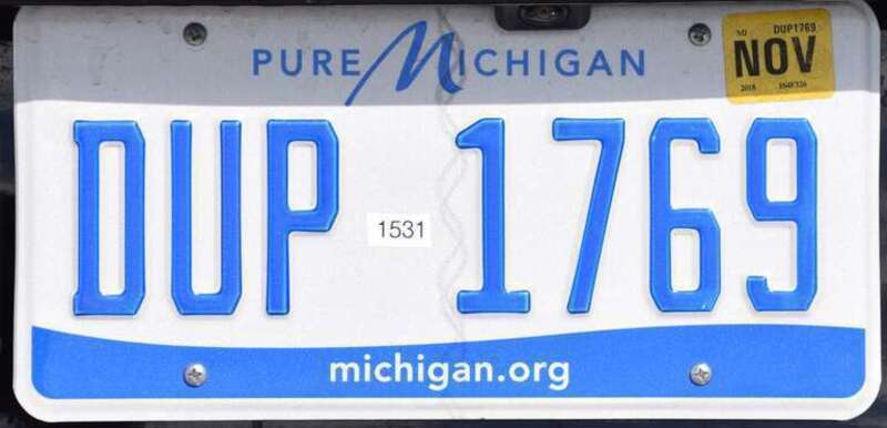 Kentekenplaat Michigan