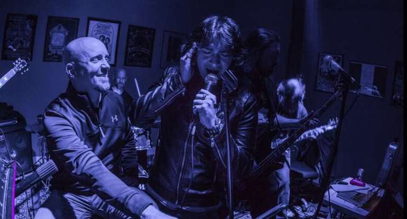 While Heaven Wept live at ROAM with Mickey Rey Diaz on guest vocals