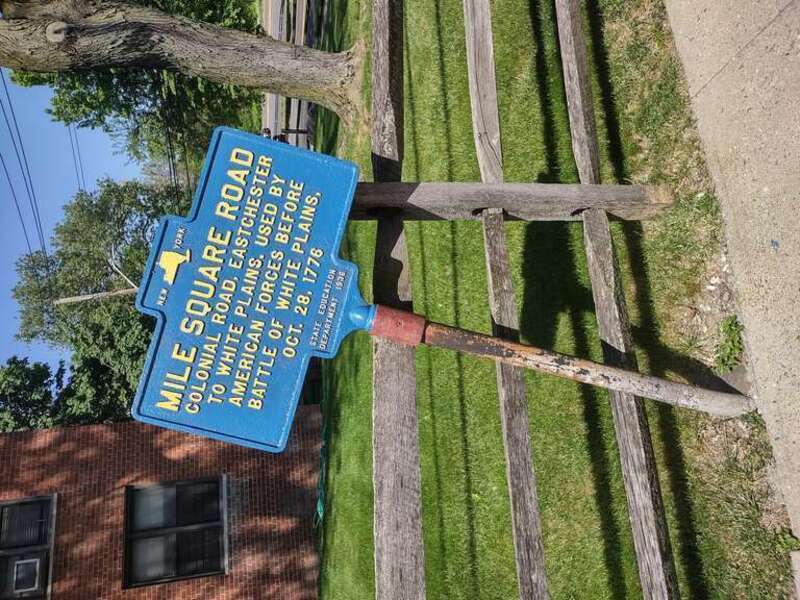 looking north at marker. HMDB