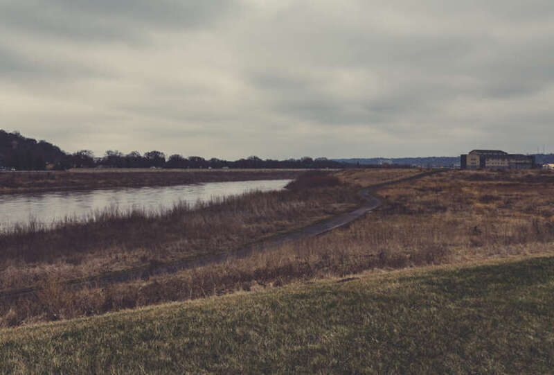 The Minnesota River Trail winds along the Minnesota River in Mankato, Minnesota, in early spring - as seen from Sibley Parkway.

______________
(c) 2018 Tony Webster 
tony@tonywebster.com 

+1 202-930-9200
