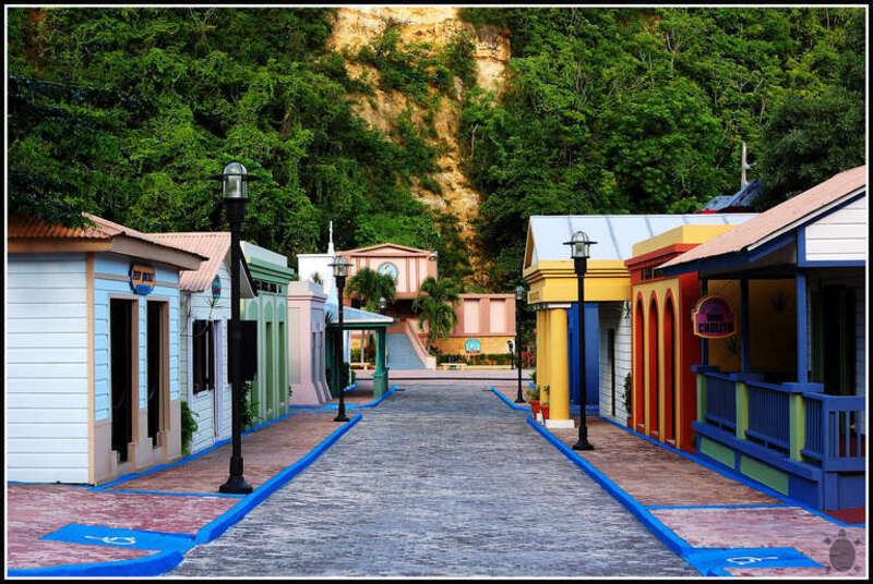 This was a &quot;model&quot; city in a recreational park in Bayamon, Puerto Rico.  I loved all the bright colors in the scene, so I snapped a picture to attempt to capture it.