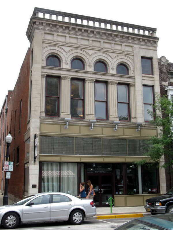 The historic Louis Mohr Block in downtown Fort Wayne, Indiana.