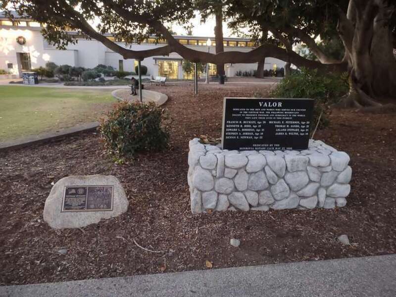 Monrovian Vietnam Memorials Side-by-Side