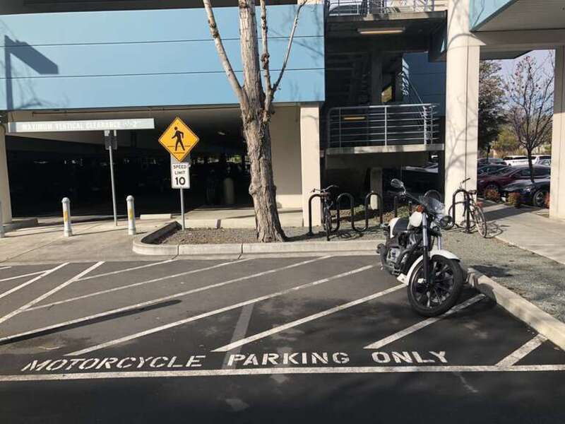 Motorcycle Parking Only
