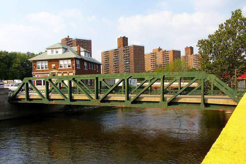 Mulberry Street Bridge over the Passaic River, Paterson, New Jersey