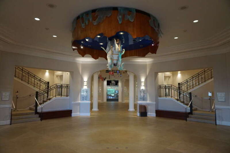 The interior of the National Cowgirl Museum and Hall of Fame in Fort Worth, Texas (United States).