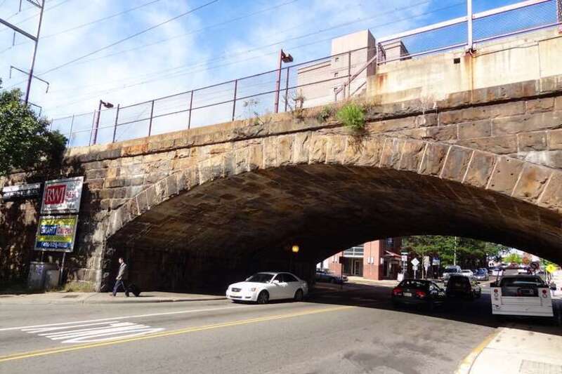 New Brunswick Station
Stone Arch Bridge, part of the Railroad Elevation, in New Brunswick, New Jersey.