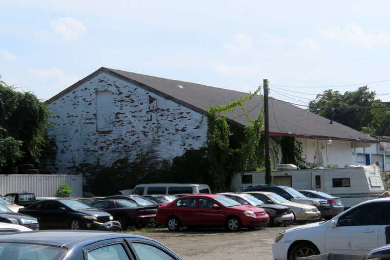 The newer freight house in Holyoke, built between 1877 and 1895, in August 2018