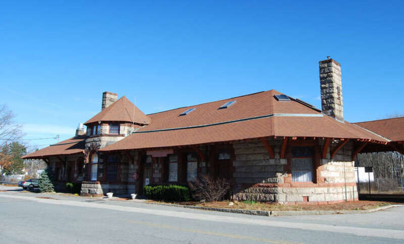 Historic railroad depot. North Abington, Massachusetts