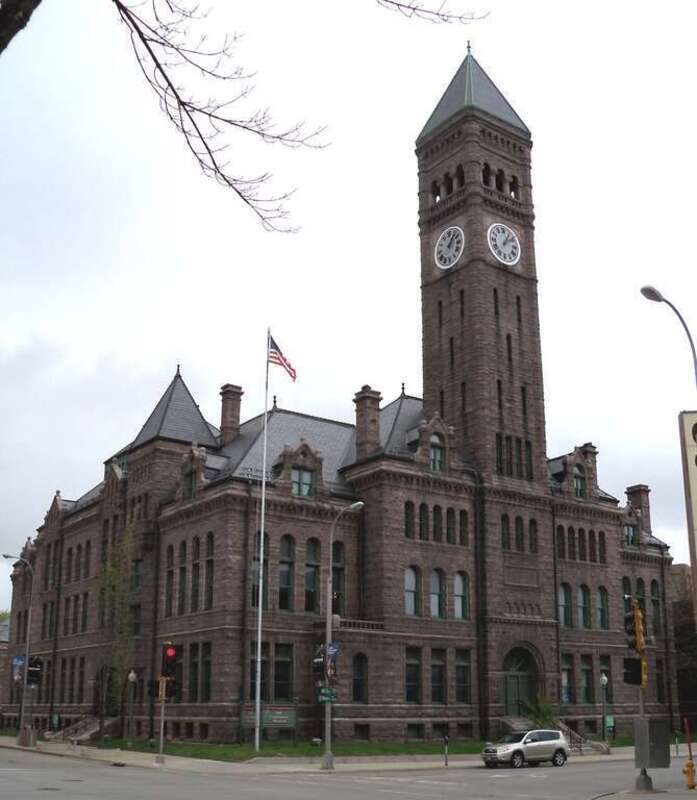 Old Minnehaha County Courthouse in Sioux Falls, South Dakota, USA. Currently a museum.