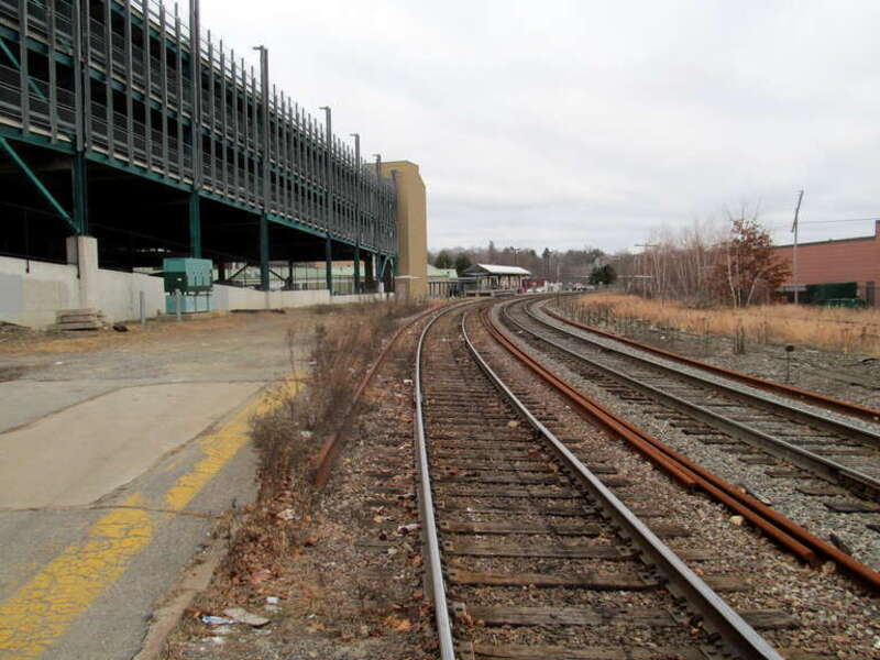 Fitchburg Intermodal Center viewed from the 1980-built platform