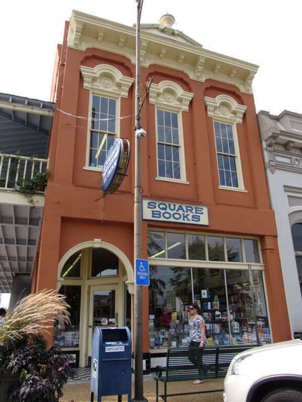 Square Books, a local bookstore founded in 1979, is consistently ranked among the best independent bookstores in the country. A sister store, Off Square Books, which is several doors down the street to the east, deals in used and remainder books and