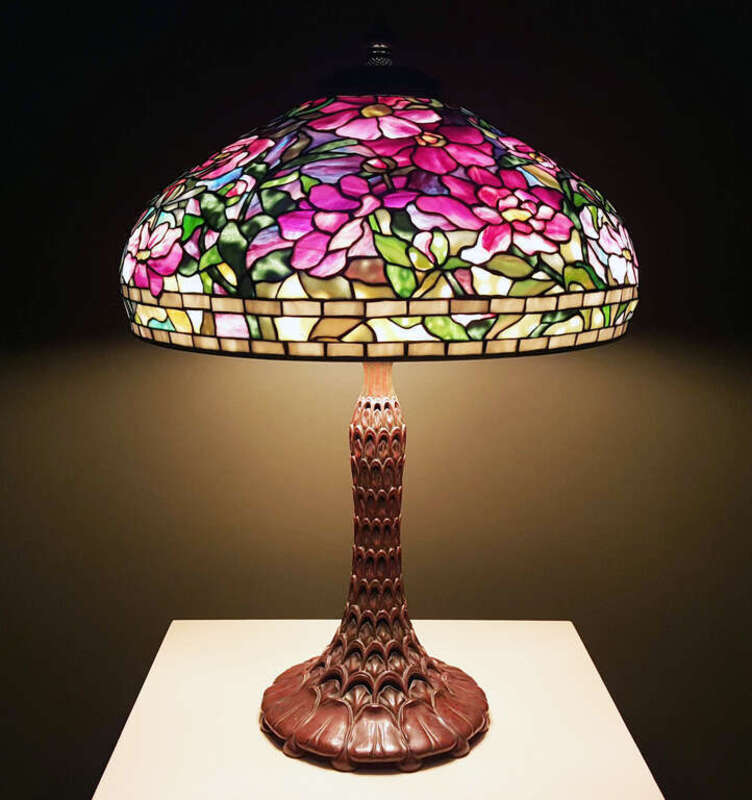 peony table lamp - Tiffany Studios