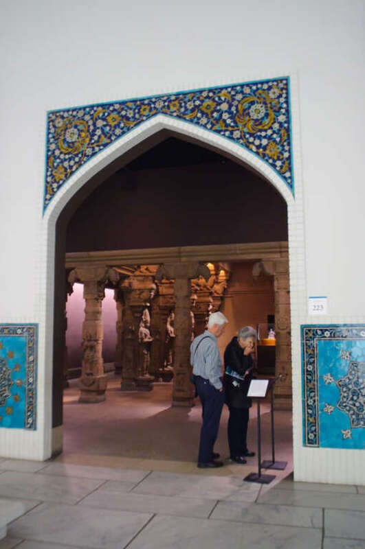 Tiled gate from Safavid Court, Isfahan, Persia (modern-day Iran).