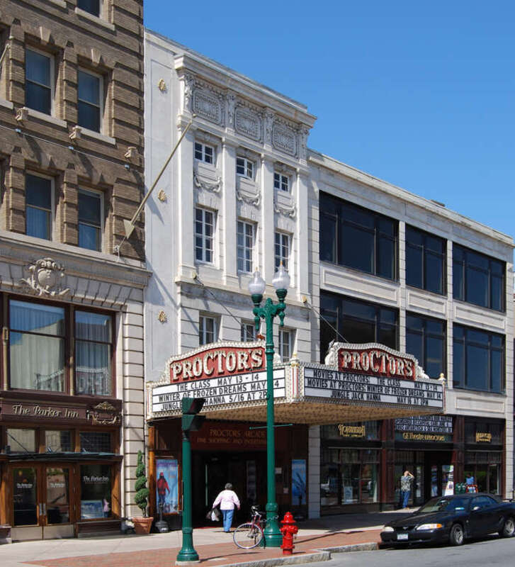 Entrance to Proctor's Theatre on State Street in Schenectady, New York, United States