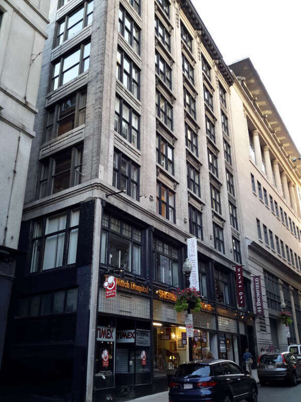 Publicity Building, Bromfield Street, Boston, Massachusetts, in 2014.