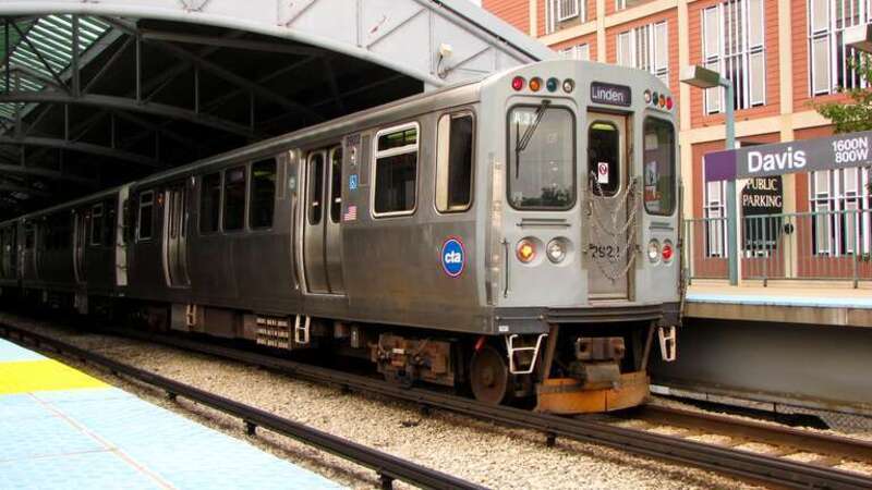A CTA Purple Line train, with car 2922 at the rear, services Davis station in Evanston, Illinois.

Ben Schumin is a professional photographer who captures the intricacies of daily life.  This image may be used under Creative Commons