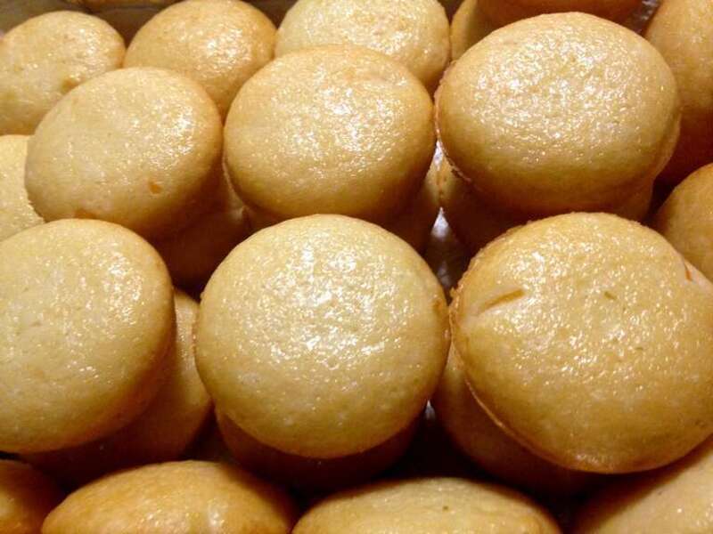 Steamed cupcake from the Philippines.