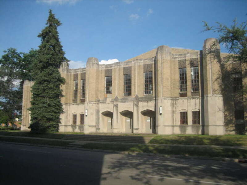 Rockford Illinois National Guard Armory, Rockford, Illinois, USA. U.S. National Register of Historic Places.