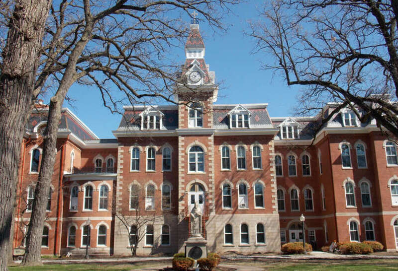 Ambrose Hall at St. Ambrose University in Davenport, Iowa.
