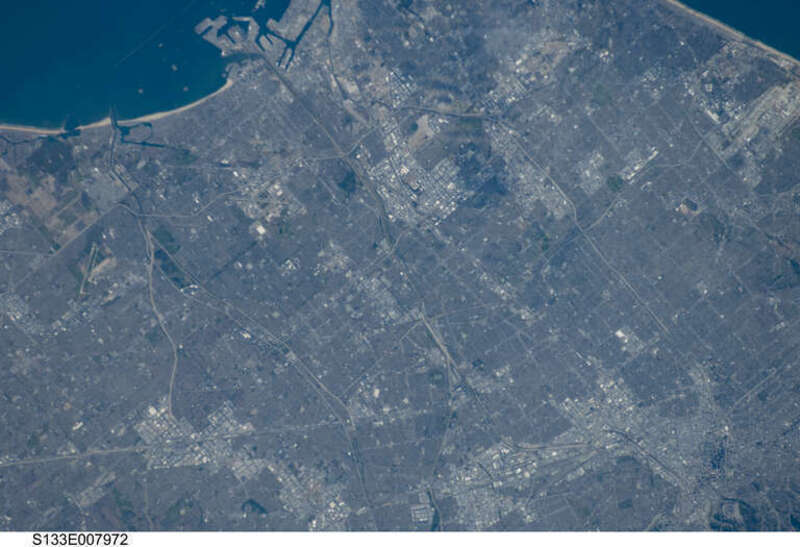 View of California from STS-133