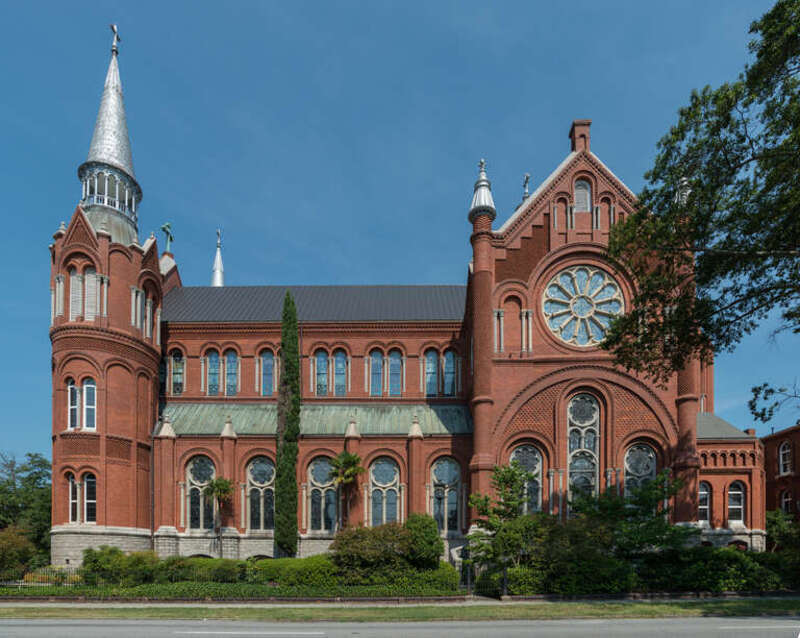 An east view of the Sacred Heart Cultural Center, Augusta, Georgia