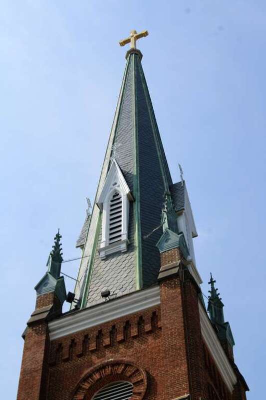 Saint Mary's Catholic Church on Duke of Gloucester Street in Annapolis, Maryland.