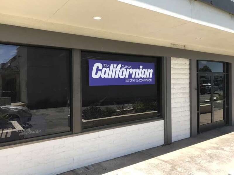 Entrance to the new offices of The Salinas Californian