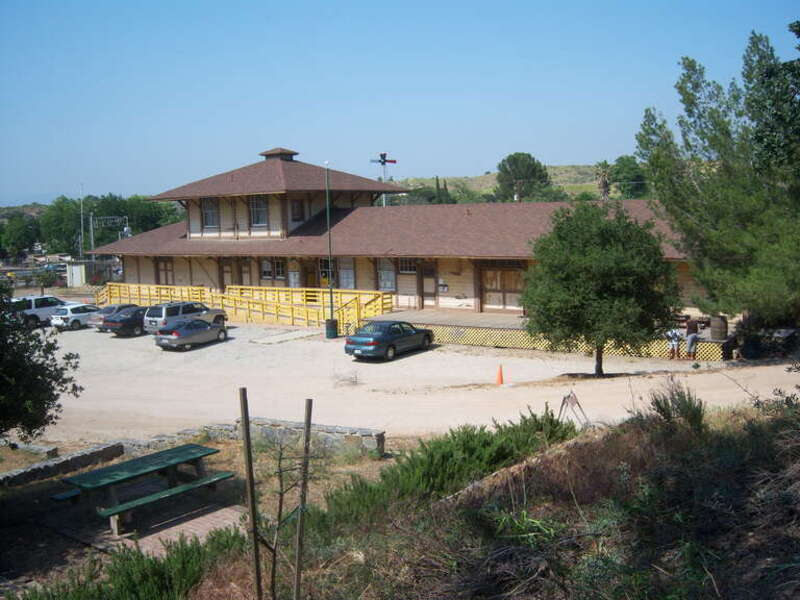 Current home to the Santa Clarita Valley Historical Society, museum. Open Saturday &amp;amp; Sunday from 1-4
Short history follows:
The last passenger train that stopped at the Station during April, 1971 and the last freight train was discontinued in
