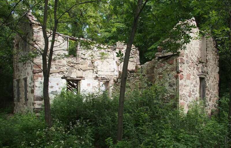 Schmid Farmhouse Ruin, Lake Minnetonka Regional Park, Minnetrista, Minnesota, USA.  Viewed from the southeast.  


This is an image of a place or building that is listed on the National Register of Historic Places in the United States of America. Its