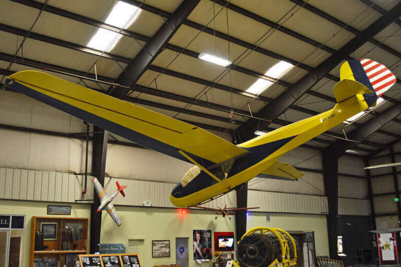 c/n 15.
Built 1941.
TG-2 was the military designation for the SGS 2-8. Many were impressed into military service during WW2. The US military serial for this example is unknown, it arrived from Seattle in 1989. 
On display at the March Field Air