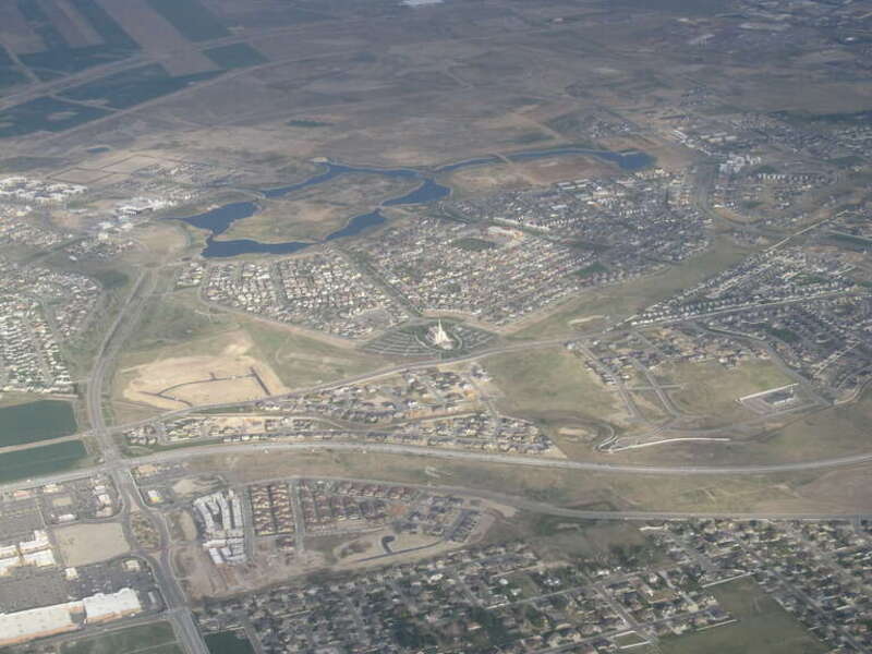 South Jordan is a city in the U.S. state of Utah. The city lies in the Salt Lake Valley between the 9,000-foot (2,700 m) peaks of the Oquirrh Mountains and the 12,000-foot (3,700 m) peaks of the Wasatch Mountains and is part of the Salt Lake City