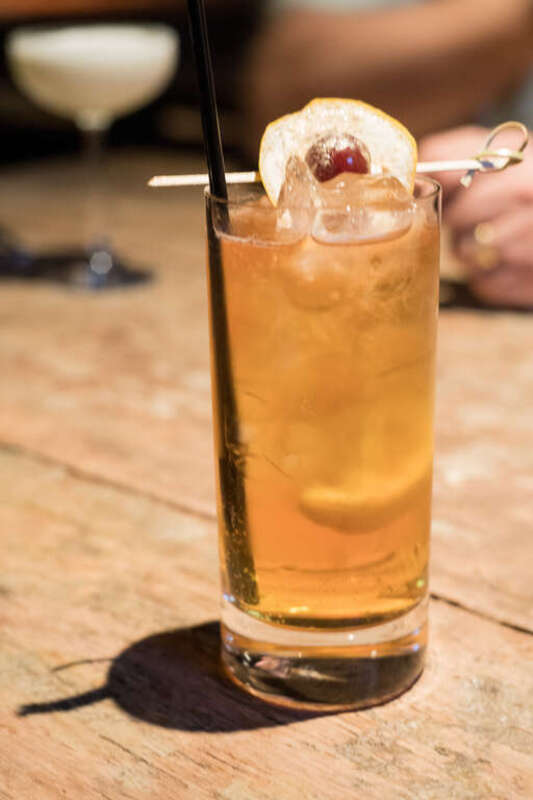 pineapple-infused macchu pisco; vanilla; lemon; inca kola