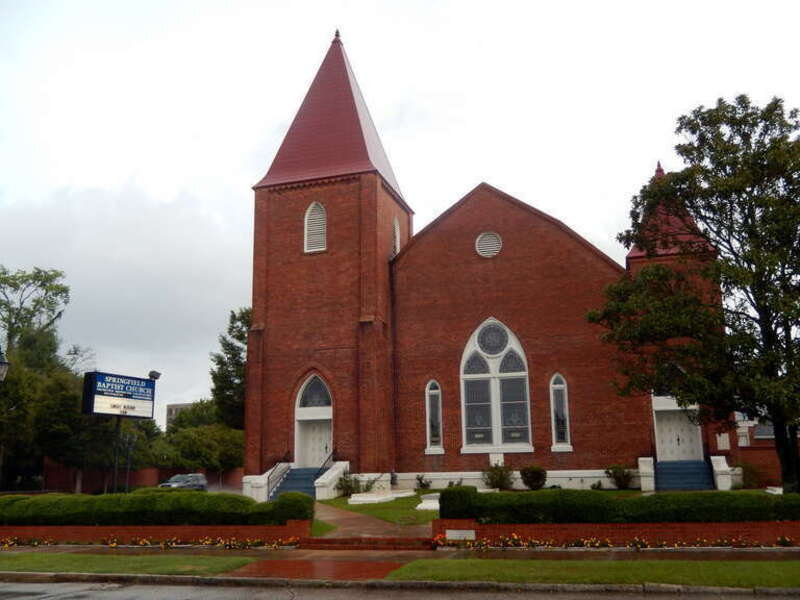Springfield Baptist Church, 112 12th St. (original) and 114 12th St. (increase) Augusta