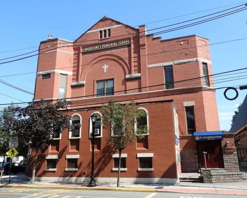 Looking east at elementary school
