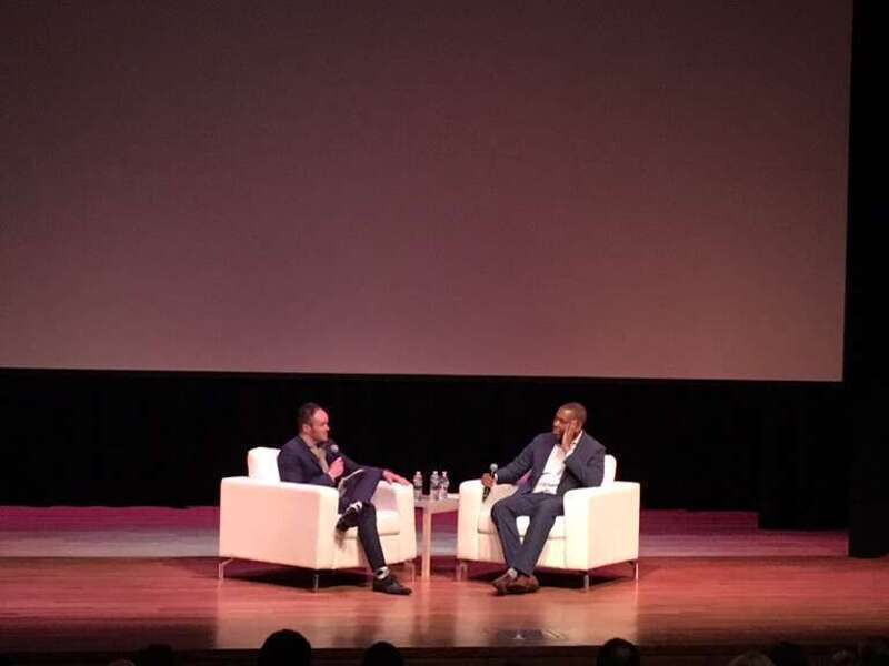 Ta-Nehisi Coates in conversation with Baltimore Museum of Art director Christopher Bedford on May 17, 2018. The event was part of a series at the Baltimore Museum of Art called The Necessity of Tomorrow(s).