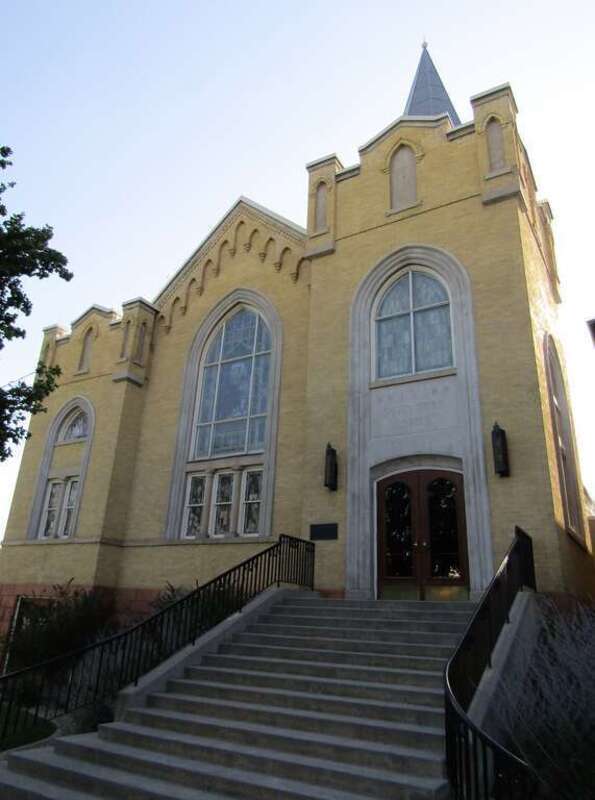 LDS chapel in Salt Lake City, Utah.