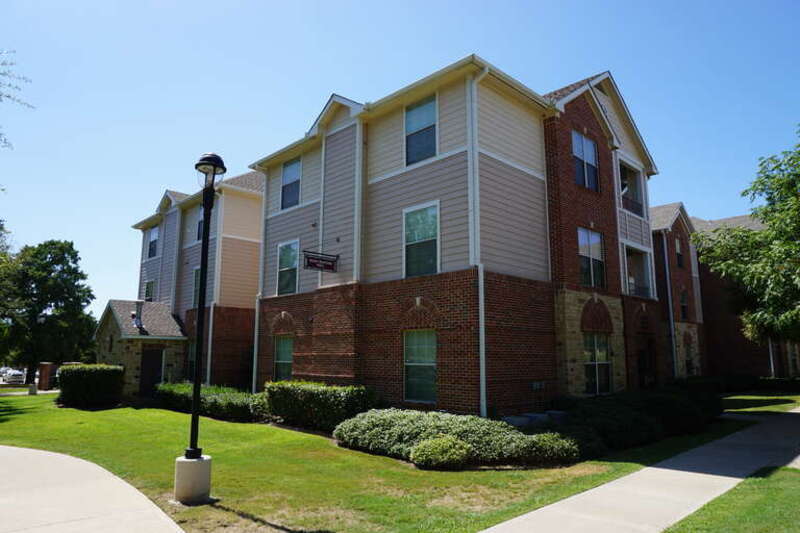 Mary Hufford Hall in the Lowry Woods Community on the campus of Texas Woman's University in Denton, Texas (United States).