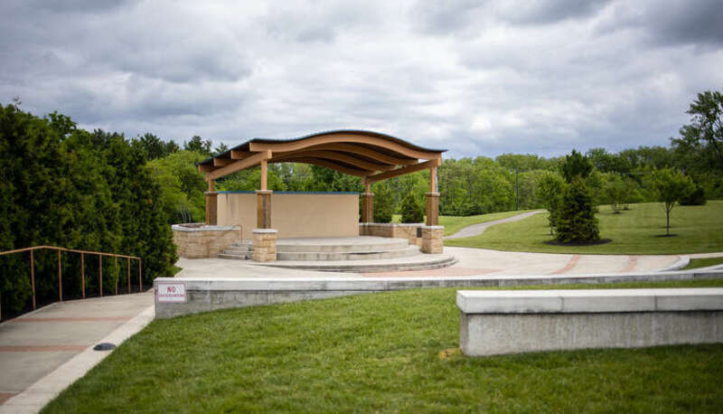 Photo taken at The Eichelberger Amphitheater at The Heights in Huber Heights, Ohio.