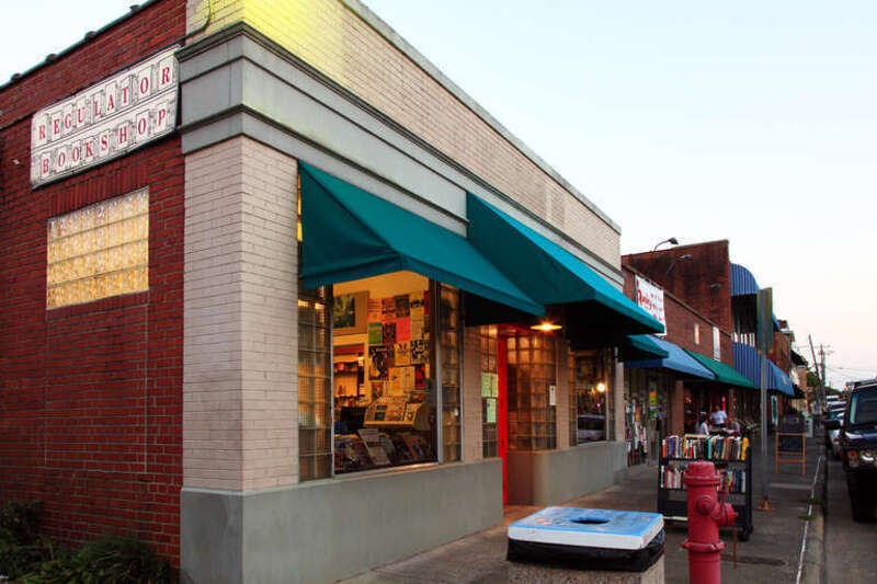 The Regulator Bookshop on Ninth Street in Durham, North Carolina.