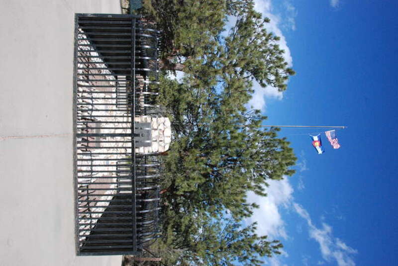 aka Buffalo Bill. Looking out over the prairies just outside Denver, Colorado