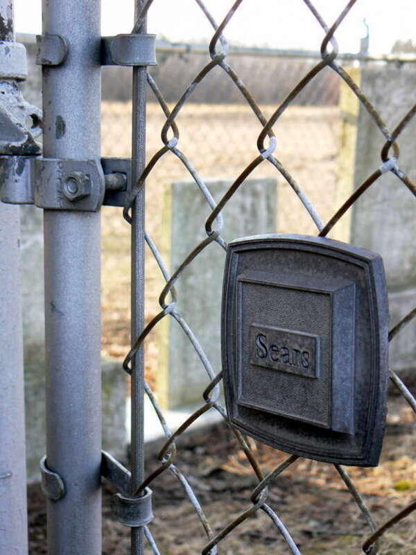 The small size is charming, but the Sears fence is distracting.  Also, the gravestones appeared to be cement casts of the originals, or something.  Weird.