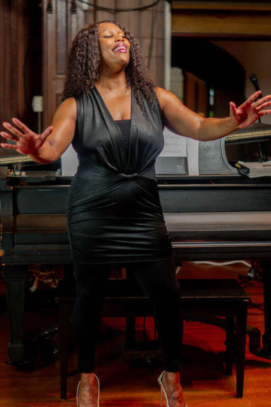 Tiffany Reneé Jackson at The Episcopal Church of Saint Paul and Saint James in New Haven, Connecticut in 2020, while she was serving as the cantor. Jackson sang for several years at the church until moving to North Carolina to join the faculty at
