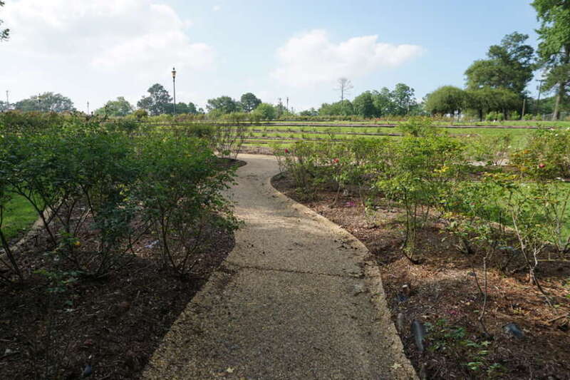 The Rose Garden at the Rose Garden Center in Tyler, Texas (United States).
